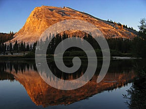Lembert Dome at sunset