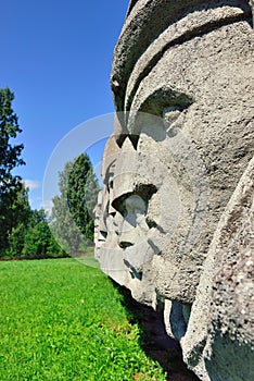 Lembolovo frontier, Monument to victory. St.-Petersburg,