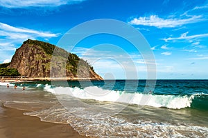 Leme Beach in Rio de Janeiro