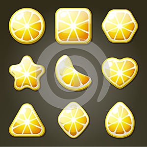 Lemon Candies For Match Three Game