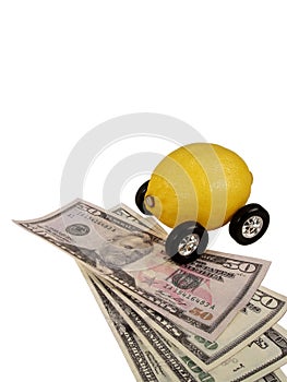 Lemon Car on Currency