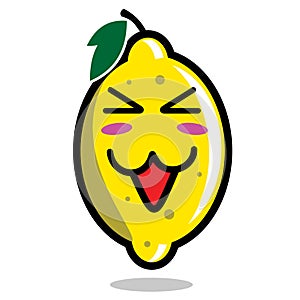 Lemon cartoon character