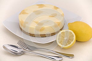 Lemon cheesecake