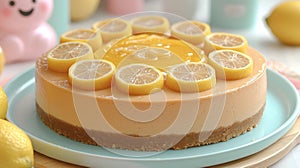 Lemon Cheesecake Dessert Display