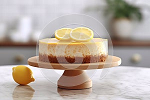 lemon cheesecake with fresh citruses