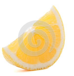 Lemon or citron citrus fruit slice