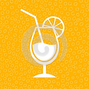 Lemon cocktail icon