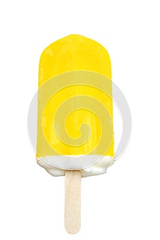 Lemon creamsicle popsicle