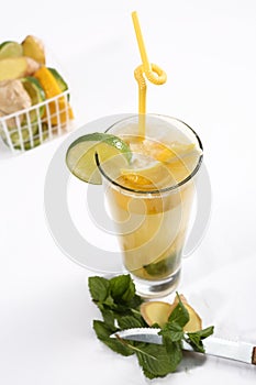 Lemon fresh juice photo