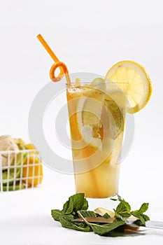 Lemon fresh juice photo