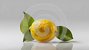 Lemon Fruit Still Life Crisp Avatar and White Background Images