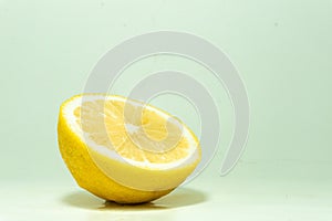 Lemon Fruit on White Background