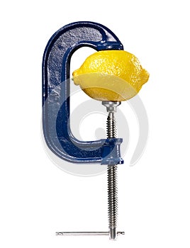 Lemon in G-clamp