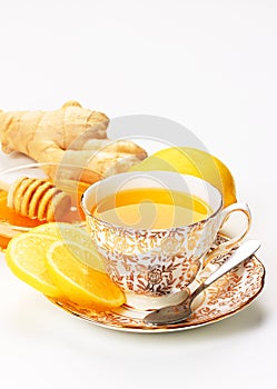 Lemon ginger tea