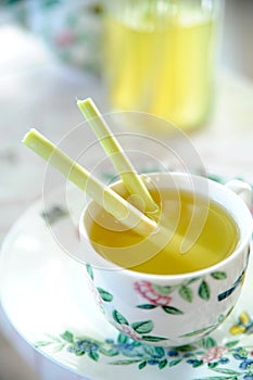 Lemon grass hot tea