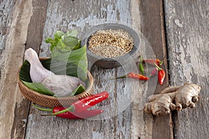 Lemon grass and shrimp tomato and chilli