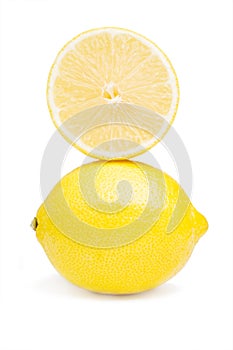Lemon and half