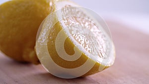 Lemon Halves Rotating