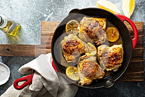 Lemon herb roasted chicken