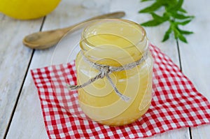 Lemon homemade curd