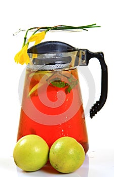 Lemon ice tea pitcher