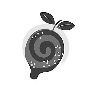Lemon icon in trendy flat style design. Vector graphic illustration. Suitable for website design, logo, app, and ui. EPS
