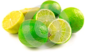 Lemon isolated on white background