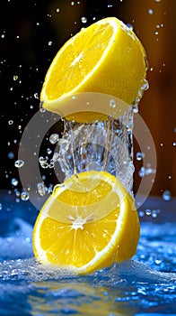 lemon juice waterfall