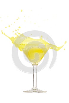 Lemon martini splash
