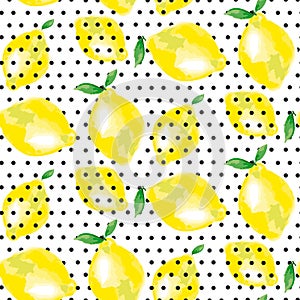 Lemon motif. concept vivid back fashion backdrop