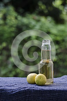 Lemon oil for massage and spa relex