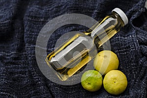 Lemon oil for massage and spa relex