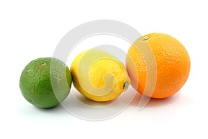 Lemon orange and citron fruit