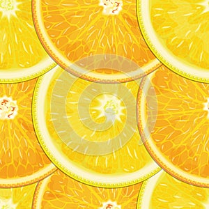 Lemon-orange seamless texture