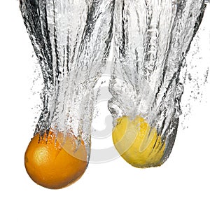 Lemon and Orange Splash