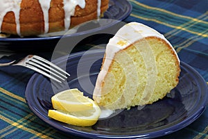 Lemon Pound Cake Slice