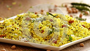 Lemon rice is a rice based dish from South India