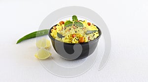 Lemon Rice South Indian Traditional and Popular Vegetarian Breakfast