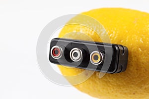 Lemon with scart connection