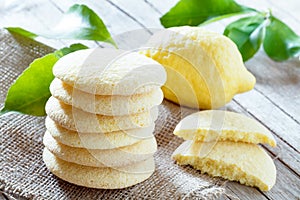 Lemon Shortbread Cookies