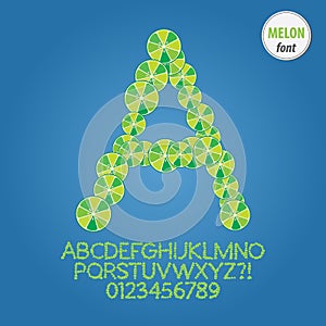 Lemon Slice Alphabet and Digit Vector