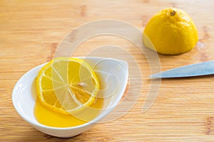 Lemon Slice in Honey