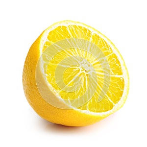 Lemon slice isolated