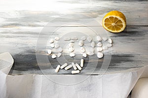 Lemon small stones tablets world stop toilet paper
