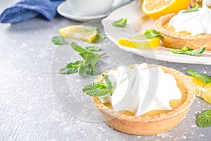 Lemon tartlets, mini tart cakes