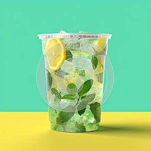 Tazza da limone tè illustrazioni 