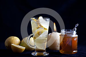 Lemon tea with honey