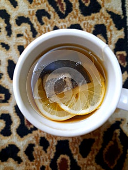 Lemon tea panas photo