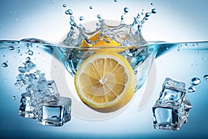 Lemon in water