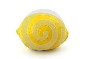 Lemon on white